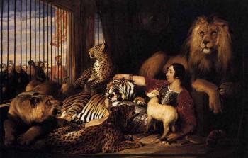 埃德溫 亨利 蘭德希爾爵士 Isaac van Amburgh and his Animals